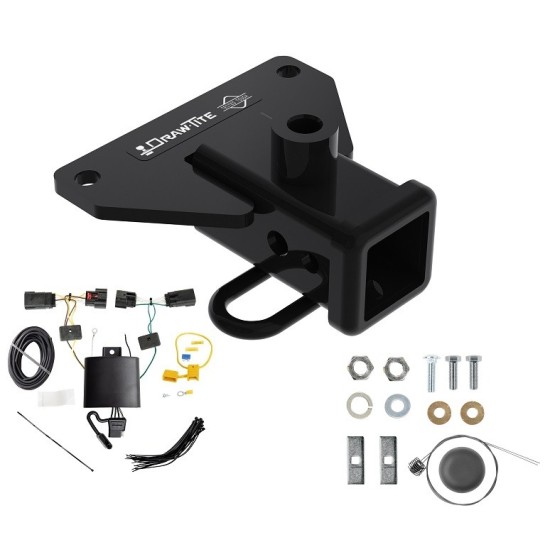 Custom Fit Trailer Hitch Wiring Harness (Plug & Play) Installation Hardware Installation Instructions 76384 118786 Draw-Tite Trailer Hitch Wiring 20-23 Jeep Gladiator Class 3 2" Tow Receiver Tekonsha 20 21 22 23 2020 2021 2022 2023 Trailer Hitch w/ Wiring For 20-25 Jeep Gladiator Class 3 2" Tow Receiver Draw-Tite Tekonsha