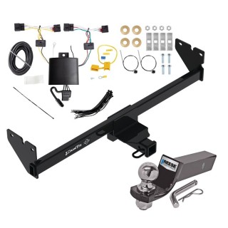 Trailer Tow Hitch For 20-24 Volkswagen Atlas Cross Sport Complete Package w/ Wiring and 2" Ball Trailer Tow Hitch For 20-24 Volkswagen Atlas Cross Sport Complete Package w/ Wiring and 2" Ball