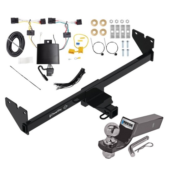Trailer Tow Hitch For 20-24 Volkswagen Atlas Cross Sport Complete Package w/ Wiring and 2" Ball Trailer Tow Hitch For 20-24 Volkswagen Atlas Cross Sport Complete Package w/ Wiring and 2" Ball