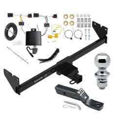 Trailer Tow Hitch For 20-24 Volkswagen Atlas Cross Sport Class 3 2" Receiver Complete Package w/ Wiring and 1-7/8" Ball