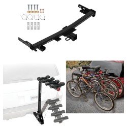 Trailer Hitch w/ 4 Bike Rack For 14-23 Jeep Cherokee Trailhawk Approved for Recreational & Offroad Use Carrier for Adult Woman or Child Bicycles Foldable Trailer Hitch w/ 4 Bike Rack For 14-23 Jeep Cherokee Trailhawk Approved for Recreational & Offroad Use Carrier for Adult Woman or Child Bicycles Foldable
