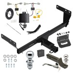 Ultimate Tow Package For 21-24 Nissan Rogue Trailer Hitch w/ Wiring 2" Drop Mount Dual 2" and 1-7/8" Ball Lock Bracket Cover 2" Receiver Ultimate Tow Package For 21-24 Nissan Rogue Trailer Hitch w/ Wiring 2" Drop Mount Dual 2" and 1-7/8" Ball Lock Bracket Cover 2" Receiver