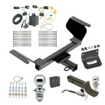 Custom Fit Trailer Hitch Wiring Harness (Plug & Play) 2" Drop Ball-Mount w/ Locking Pin/Clip 2" Chrome Ball 4-Flat Mounting Bracket 1-7/8" Chrome Ball Rubber Hitch Plug Cover Installation Hardware Installation Instructions 76419 118759 Ultimate Tow Package For 18-22 Chevrolet Equinox Trailer Hitch w/ Wiring 2" Drop Mount Dual 2" and 1-7/8" Ball Lock Bracket Cover 2" Receiver