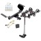 Trailer Tow Hitch For 18-24 Chevy Equinox GMC Terrain Except Diesel 4 Bike Rack w/ Hitch Lock and Cover Trailer Tow Hitch For 18-24 Chevy Equinox GMC Terrain Except Diesel 4 Bike Rack w/ Hitch Lock and Cover