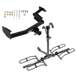 Trailer Tow Hitch For 20-24 Hyundai Palisade KIA Telluride Platform Style 2 Bike Rack  