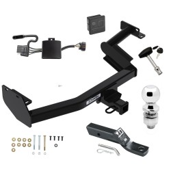 Trailer Tow Hitch For 20-22 Hyundai Palisade KIA Telluride Wiring 2" Ball and Lock