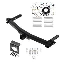 Class 4 7.5K Trailer Hitch w/ 7-Way RV Wiring For 14-23 Dodge Durango Class 4 2" Receiver All Models  Class 4 7.5K Trailer Hitch w/ 7-Way RV Wiring For 14-23 Dodge Durango Class 4 2" Receiver All Models