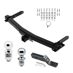 Trailer Tow Hitch For 11-24 Dodge Durango Jeep Grand Cherokee 22-23 WK Old Body Style w/ 1-7/8" and 2" Ball Trailer Tow Hitch For 11-24 Dodge Durango Jeep Grand Cherokee 22-23 WK Old Body Style w/ 1-7/8" and 2" Ball