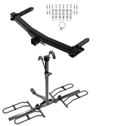 Trailer Tow Hitch For 11-24 Dodge Durango Jeep Grand Cherokee 22-23 WK Old Body Style w/ Platform Style 2 Bike Rack Trailer Tow Hitch For 11-24 Dodge Durango Jeep Grand Cherokee 22-23 WK Old Body Style w/ Platform Style 2 Bike Rack
