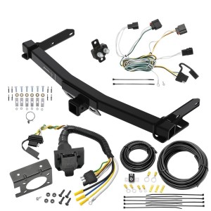 Trailer Hitch w/ 7-Way RV Wiring For 11-13 Jeep Grand Cherokee Exc SRT