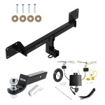 Custom Fit Trailer Hitch Wiring Harness (Plug & Play) 2" Drop Ball-Mount w/ Pin/Clip 2" Chrome Ball Installation Hardware Installation Instructions 76436 118836 21536 Draw-Tite Trailer Tow Hitch 2021-2023 Bronco Sport Complete Package Wiring Trailer Tow Hitch For 2021-2023 Ford Bronco Sport Complete Package w/ Wiring and 2" Ball