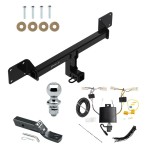 Custom Fit Trailer Hitch Wiring Harness (Plug & Play) 2" Drop Ball-Mount w/ Pin/Clip 1-7/8" Chrome Ball Installation Hardware Installation Instructions 76436 118836 23 63816 Draw-Tite Trailer Tow Hitch 2021-2023 Bronco Sport Complete Packag Trailer Tow Hitch For 2021-2023 Ford Bronco Sport Complete Package w/ Wiring and 1-7/8" Ball