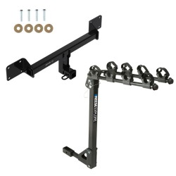 Trailer Tow Hitch For 2021-2024 Ford Bronco Sport  Tilt Away Adult or Child Arms Fold Down Carrier