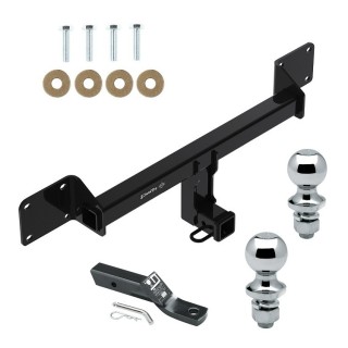 Custom Fit Trailer Hitch 2" Drop Ball-Mount w/ Pin/Clip 1-7/8" and 2" Chrome Ball Installation Hardware Installation Instructions 76436 23 63845 63816 Draw-Tite Trailer Tow Hitch 2021-2023 Bronco Sport 1-7/8" and 2" Ball 21 22 23 Trailer Tow Hitch For 2021-2023 Ford Bronco Sport w/ 1-7/8" and 2" Ball