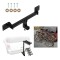 Custom Fit Trailer Hitch 4 Bike Carrier Installation Hardware Installation Instructions 76436 63124 Draw-Tite Trailer Hitch 4 Bike Rack 21-23 Bronco Sport Approved Recreational Offroad Use Carrier Adult Woman or Child Bicycles Foldable 21 2021 22 23 2022 Trailer Hitch w/ 4 Bike Rack For 21-23 Ford Bronco Sport Approved for Recreational & Offroad Use Carrier for Adult Woman or Child Bicycles Foldable