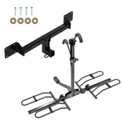 Trailer Tow Hitch For 2021-2024 Ford Bronco Sport Class 3 2" Receiver Platform Style 2 Bike Rack