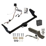 Custom Fit Trailer Hitch Wiring Harness (Plug & Play) 2" Drop Ball-Mount w/ Locking Pin/Clip 2" Chrome Ball Rubber Hitch Plug Cover Installation Hardware Installation Instructions 76438 118824 7005111 7010 Draw-Tite Trailer Tow Hitch 21-23 T Trailer Tow Hitch For 21-24 Toyota Sienna Deluxe Package Wiring 2" Ball Mount and Lock