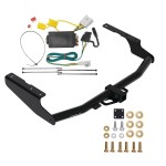 Trailer Tow Hitch For 14-19 Toyota Highlander Except XSE w/ Wiring Harness Kit Trailer Tow Hitch For 14-19 Toyota Highlander Except XSE w/ Wiring Harness Kit