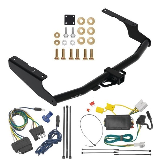 For 2014-2019 Toyota Highlander Trailer Hitch kit by: Draw-Tite For 2014-2019 Toyota Highlander Trailer Hitch Tow PKG w/ 5-Flat Wiring Harness By Draw-Tite