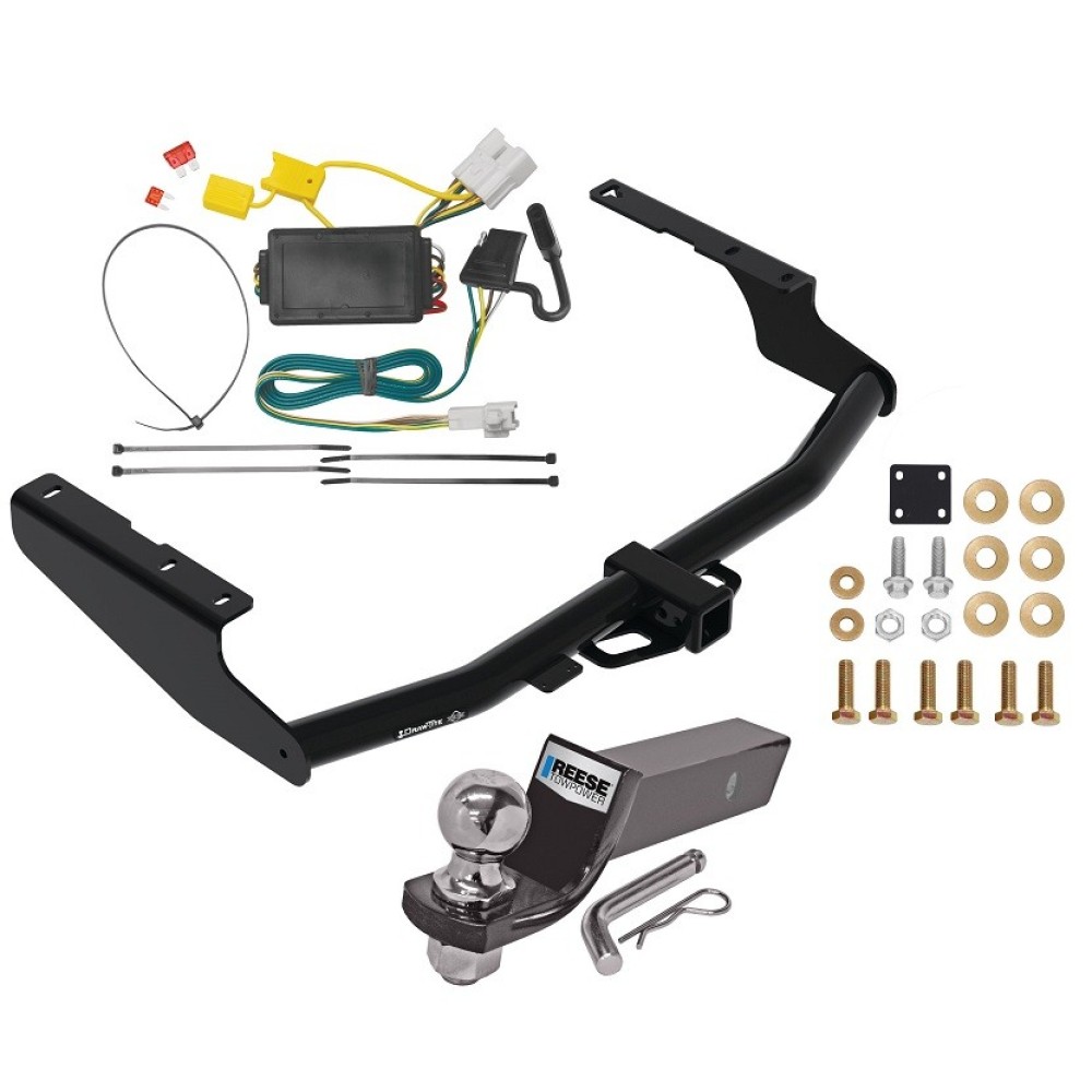Tow Package For 14-19 Toyota Highlander Except XSE Trailer Hitch w/ Wiring 2" Drop Mount 2" Ball 2" Receiver Tow Package For 14-19 Toyota Highlander Except XSE Trailer Hitch w/ Wiring 2" Drop Mount 2" Ball 2" Receiver