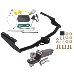 Tow Package For 14-19 Toyota Highlander Except XSE Trailer Hitch w/ Wiring 2" Drop Mount 2" Ball 2" Receiver 