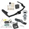 For 2014-2019 Toyota Highlander Trailer Hitch Tow PKG w/ 4-Flat Wiring + Ball Mount w/ 2" Drop + 1-7/8" Ball + Wiring Bracket + Hitch Cover By Draw-Tite