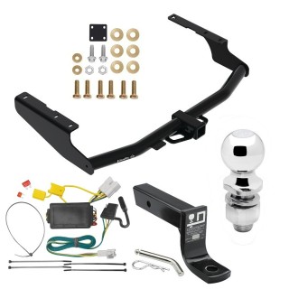 For 2014-2019 Toyota Highlander Trailer Hitch kit by: Draw-Tite For 2014-2019 Toyota Highlander Trailer Hitch Tow PKG w/ 4-Flat Wiring + Ball Mount w/ 4" Drop + 2" Ball By Draw-Tite