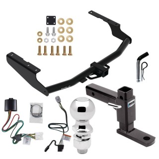 For 2020-2023 Toyota Highlander Trailer Hitch kit by: Draw-Tite For 2020-2023 Toyota Highlander Trailer Hitch Tow PKG w/ 4-Flat Wiring + Adjustable Drop Rise Ball Mount + Pin/Clip + 2-5/16" Ball (Excludes: w/Twin-Tip Exhaust Models) By Draw-Tite
