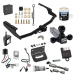 For 2020-2023 Toyota Highlander Trailer Hitch kit by: Draw-Tite For 2020-2023 Toyota Highlander Trailer Hitch Tow PKG w/ 4-Flat Wiring + Triple Ball Ball Mount 1-7/8" & 2" & 2-5/16" Trailer Balls + Wiring Bracket + Hitch Cover + Dual Hitch & Coupler Locks + Wiring Tester + Ball Lube + Electr