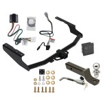 Trailer Tow Hitch For 20-23 Toyota Highlander Except with Twin-Tip Exhaust and XSE Deluxe Package Wiring 2" Ball Mount and Lock Trailer Tow Hitch For 20-23 Toyota Highlander Except with Twin-Tip Exhaust and XSE Deluxe Package Wiring 2" Ball Mount and Lock