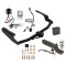 Trailer Tow Hitch For 20-23 Toyota Highlander Except with Twin-Tip Exhaust and XSE Deluxe Package Wiring 2" Ball Mount and Lock