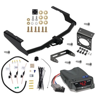 For 2020-2023 Toyota Highlander Trailer Hitch kit by: Draw-Tite For 2020-2023 Toyota Highlander Trailer Hitch Tow PKG w/ Tekonsha BRAKE-EVN Brake Control + 7-Way RV Wiring (Excludes: w/Twin-Tip Exhaust Models) By Draw-Tite