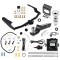 For 2020-2023 Toyota Highlander Trailer Hitch Tow PKG w/ Tekonsha Prodigy iD Bluetooth Wireless Brake Control + 7-Way RV Wiring + 2" & 2-5/16" Ball & Drop Mount (Excludes: w/Twin-Tip Exhaust Models) By Draw-Tite