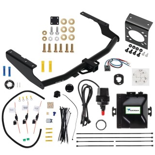 For 2020-2023 Toyota Highlander Trailer Hitch kit by: Draw-Tite For 2020-2023 Toyota Highlander Trailer Hitch Tow PKG w/ Tekonsha Prodigy iD Bluetooth Wireless Brake Control + 7-Way RV Wiring (Excludes: w/Twin-Tip Exhaust Models) By Draw-Tite