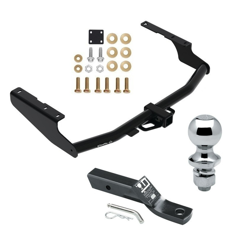 For 2014-2019 Toyota Highlander Trailer Hitch kit by: Draw-Tite For 2014-2019 Toyota Highlander Trailer Hitch Tow PKG w/ Ball Mount w/ 2" Drop + 1-7/8" Ball By Draw-Tite