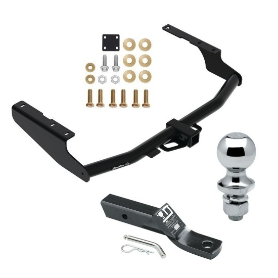 For 2014-2019 Toyota Highlander Trailer Hitch kit by: Draw-Tite For 2014-2019 Toyota Highlander Trailer Hitch Tow PKG w/ Ball Mount w/ 2" Drop + 1-7/8" Ball By Draw-Tite