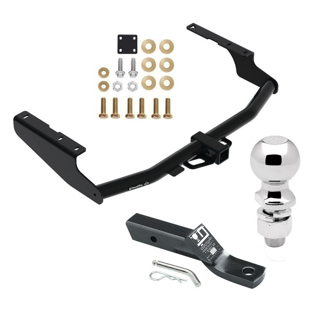 For 2014-2019 Toyota Highlander Trailer Hitch kit by: Draw-Tite For 2014-2019 Toyota Highlander Trailer Hitch Tow PKG w/ Ball Mount w/ 2" Drop + 2-5/16" Ball By Draw-Tite