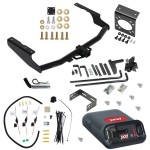 For 2020-2023 Toyota Highlander Trailer Hitch kit by: Draw-Tite For 2020-2023 Toyota Highlander Trailer Hitch Tow PKG w/ 8K Round Bar Weight Distribution Hitch w/ 2-5/16" Ball + Pin/Clip + Pro Series POD Brake Control + 7-Way RV Wiring (Excludes: w/Twin-Tip Exhaust Models) By Draw-Tite