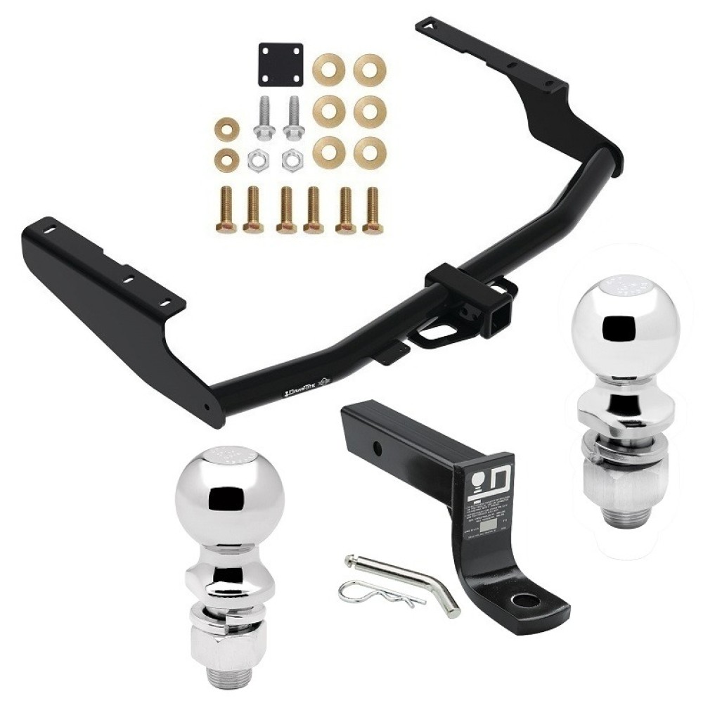 For 2020-2023 Toyota Highlander Trailer Hitch kit by: Draw-Tite For 2020-2023 Toyota Highlander Trailer Hitch Tow PKG w/ Ball Mount w/ 4" Drop + 2" Ball + 2-5/16" Ball (Excludes: w/Twin-Tip Exhaust Models) By Draw-Tite
