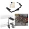 Trailer Hitch w/ 4 Bike Rack For 18-21 Lexus Rx350L 14-23 Toyota Highlander Except XSE Approved for Recreational & Offroad Use Carrier for Adult Woman or Child Bicycles Foldable
