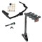 For 2020-2023 Toyota Highlander Trailer Hitch kit by: Draw-Tite For 2020-2023 Toyota Highlander Trailer Hitch Tow PKG w/ 4 Bike Carrier Rack + Hitch Lock (Excludes: w/Twin-Tip Exhaust Models) By Draw-Tite