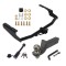 For 2014-2019 Toyota Highlander Except XSE Trailer Hitch Tow PKG + Interlock Tactical Starter Kit w/ 2" Drop & 2" Ball + Tactical Dogbone Lock By Draw-Tite