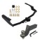 For 2014-2019 Toyota Highlander Except XSE Trailer Hitch Tow PKG + Interlock Tactical Starter Kit w/ 3-1/4" Drop & 2" Ball By Draw-Tite