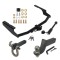 For 2014-2019 Toyota Highlander Except XSE Trailer Hitch Tow PKG + Interlock Tactical Starter Kit w/ 3-1/4" Drop & 2" Ball + Tactical Hook & Shackle Mount + Tactical Dogbone Lock By Draw-Tite