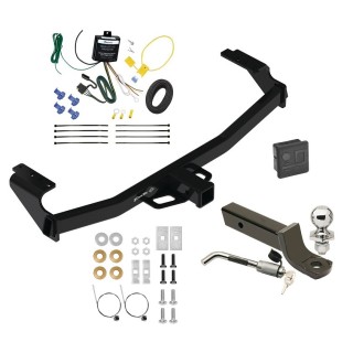 Custom Fit Trailer Hitch Wiring Harness (Requires Splicing) 2" Drop Ball-Mount w/ Locking Pin/Clip 2" Chrome Ball Rubber Hitch Plug Cover Installation Hardware Installation Instructions 76473 119148 7005111 7010 Draw-Tite Trailer Tow Hitch 21-2 Trailer Tow Hitch For 21-24 Mercedes-Benz GLA250 Deluxe Package Wiring 2" Ball Mount and Lock
