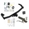 Custom Fit Trailer Hitch Wiring Harness (Requires Splicing) 2" Drop Ball-Mount w/ Locking Pin/Clip 2" Chrome Ball Rubber Hitch Plug Cover Installation Hardware Installation Instructions 76473 119148 7005111 7010 Draw-Tite Trailer Tow Hitch 21-2 Trailer Tow Hitch For 21-24 Mercedes-Benz GLA250 Deluxe Package Wiring 2" Ball Mount and Lock