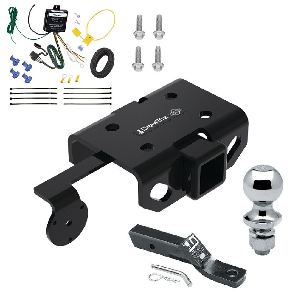 Custom Fit Trailer Hitch Wiring Harness (Requires Splicing) 2" Drop Ball-Mount w/ Pin/Clip 1-7/8" Chrome Ball Installation Hardware Installation Instructions 76477 119148 23 63816 Draw-Tite Trailer Tow Hitch 10-22 Volkswagen Amarok Class 4 2&quo Trailer Tow Hitch For 10-22 Volkswagen Amarok Class 4 2" Receiver Complete Package w/ Wiring and 1-7/8" Ball