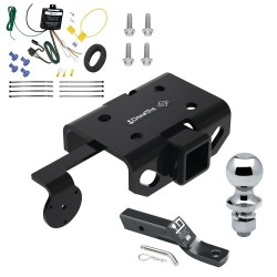 Trailer Tow Hitch For 10-22 Volkswagen Amarok Class 4 2" Receiver Complete Package w/ Wiring and 1-7/8" Ball