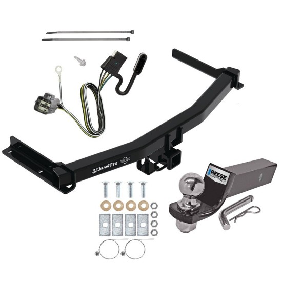 Custom Fit Trailer Hitch Wiring Harness (Plug & Play) 2" Drop Ball-Mount w/ Pin/Clip 2" Chrome Ball Installation Hardware Installation Instructions 76499 118720 21536 Draw-Tite Trailer Tow Hitch 20-23 Cadillac XT6 Complete Package Wiring and Trailer Tow Hitch For 20-24 Cadillac XT6 Complete Package w/ Wiring and 2" Ball