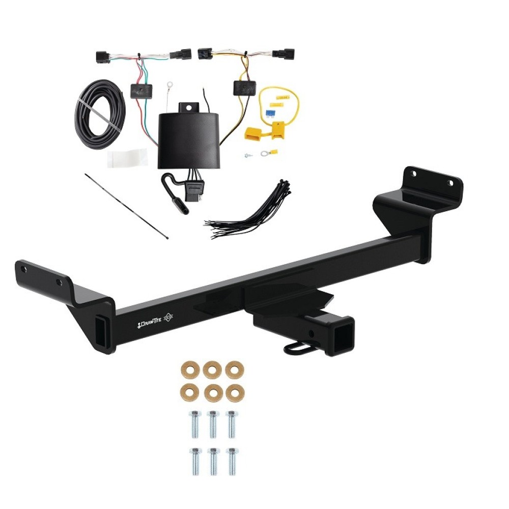 Custom Fit Trailer Hitch Wiring Harness (Plug & Play) Installation Hardware Installation Instructions 76509 118873 Draw-Tite Trailer Tow Hitch 2023 KIA Sportage Plug & Play Wiring Kit Class 3 2" Receiver Draw-Tite Trailer Tow Hitch For 23-24 KIA Sportage w/ Plug & Play Wiring Kit Class 3 2" Receiver Draw-Tite